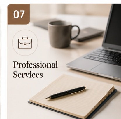Professional services workspace